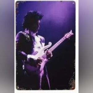 Boutique Prince The Artist Tin Sign 💜